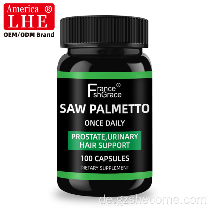 Shecome Saw Palmetto-Ergänzungsmittel für die Gesundheit der Prostata bei Männern